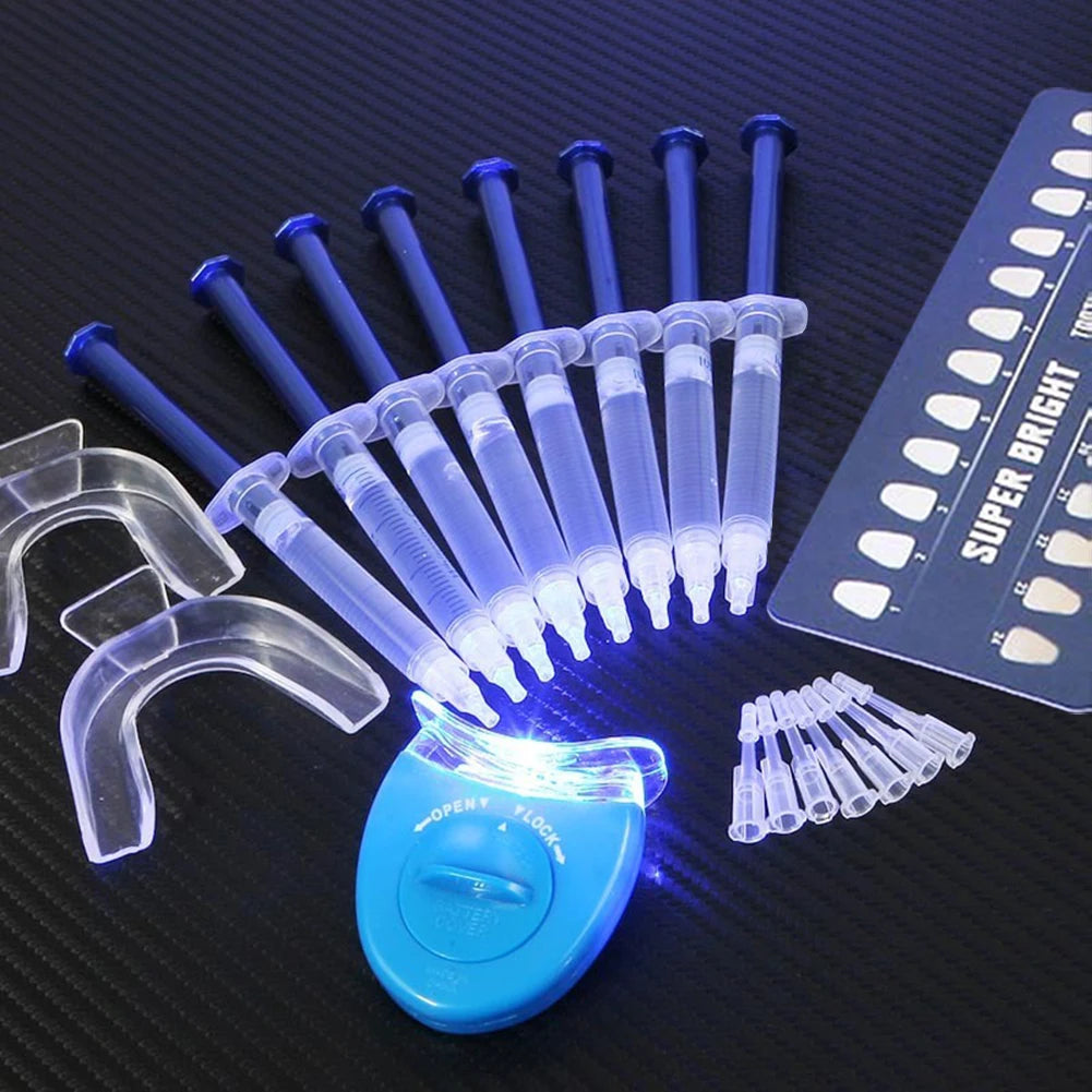 50% OFF: Kit Profesional de Blanqueamiento Dental con Láser WHITE SMILE